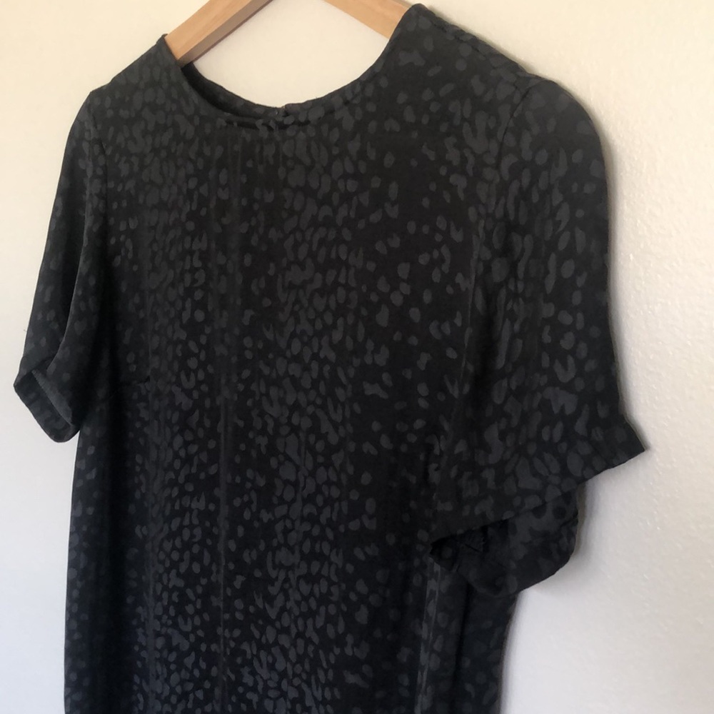 Leopard Print Silky Top